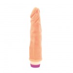Вибратор Realistic Cock Vibe телесного цвета - 21 см.