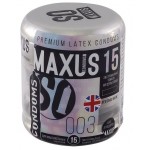 Экстремально тонкие презервативы MAXUS Extreme Thin - 15 шт.