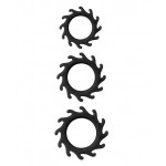 Набор из 3 эрекционных колец MENZSTUFF BUZZ SAW COCK RING SET