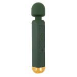 Зеленый wand-вибромассажер Luxurious Wand Massager - 22,2 см.